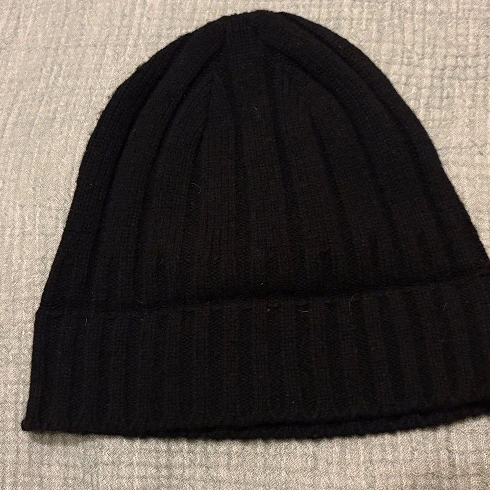 Polo Ralph Lauren 100% Lambswool Black Hat